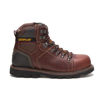 Botas De Trabajo Caterpillar Alaska 2.0 Steel Puntera Hombre Marrones | CAT226-CO