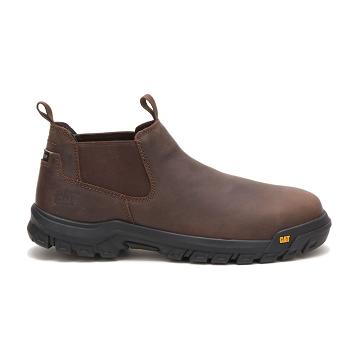 Botas De Trabajo Caterpillar Outline Steel Puntera Hombre Cafe | CAT093-CO