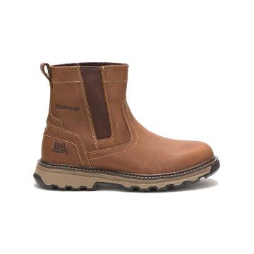 Botas De Trabajo Caterpillar Pelton Hombre Marrones | CAT098-CO