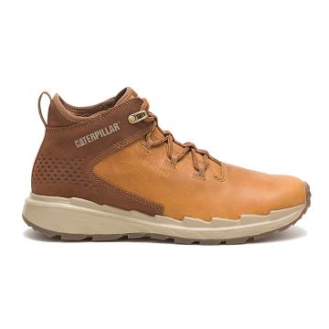 Botas De Trabajo Caterpillar Stratify Waterproof Hombre Marrones | CAT179-CO