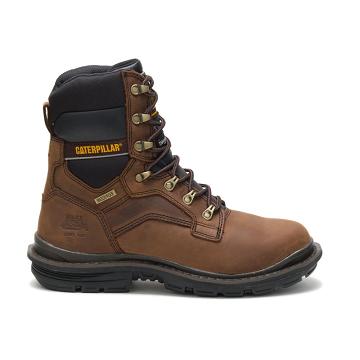 Botas Seguridad Caterpillar Flexion Generator 8" Waterproof Thinsulate™ Steel Puntera Hombre Cafe |