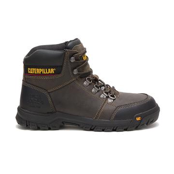 Botas Seguridad Caterpillar Outline Steel Puntera Hombre Gris | CAT051-CO