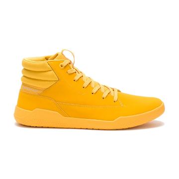 Zapatillas Caterpillar CODE Hex Hi Hombre Amarillo | CAT297-CO