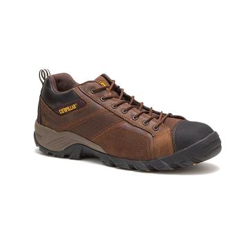 Zapatillas Para Caminar Caterpillar Argon Composite Puntera Hombre Cafe | CAT361-CO