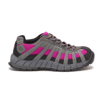 Zapatillas Para Caminar Caterpillar Switch Steel Puntera Mujer Rosas | CAT578-CO